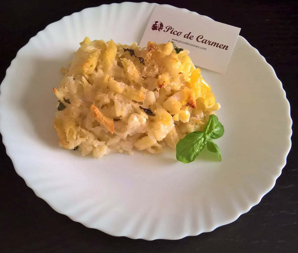Mezze penne con cavolfiore al forno